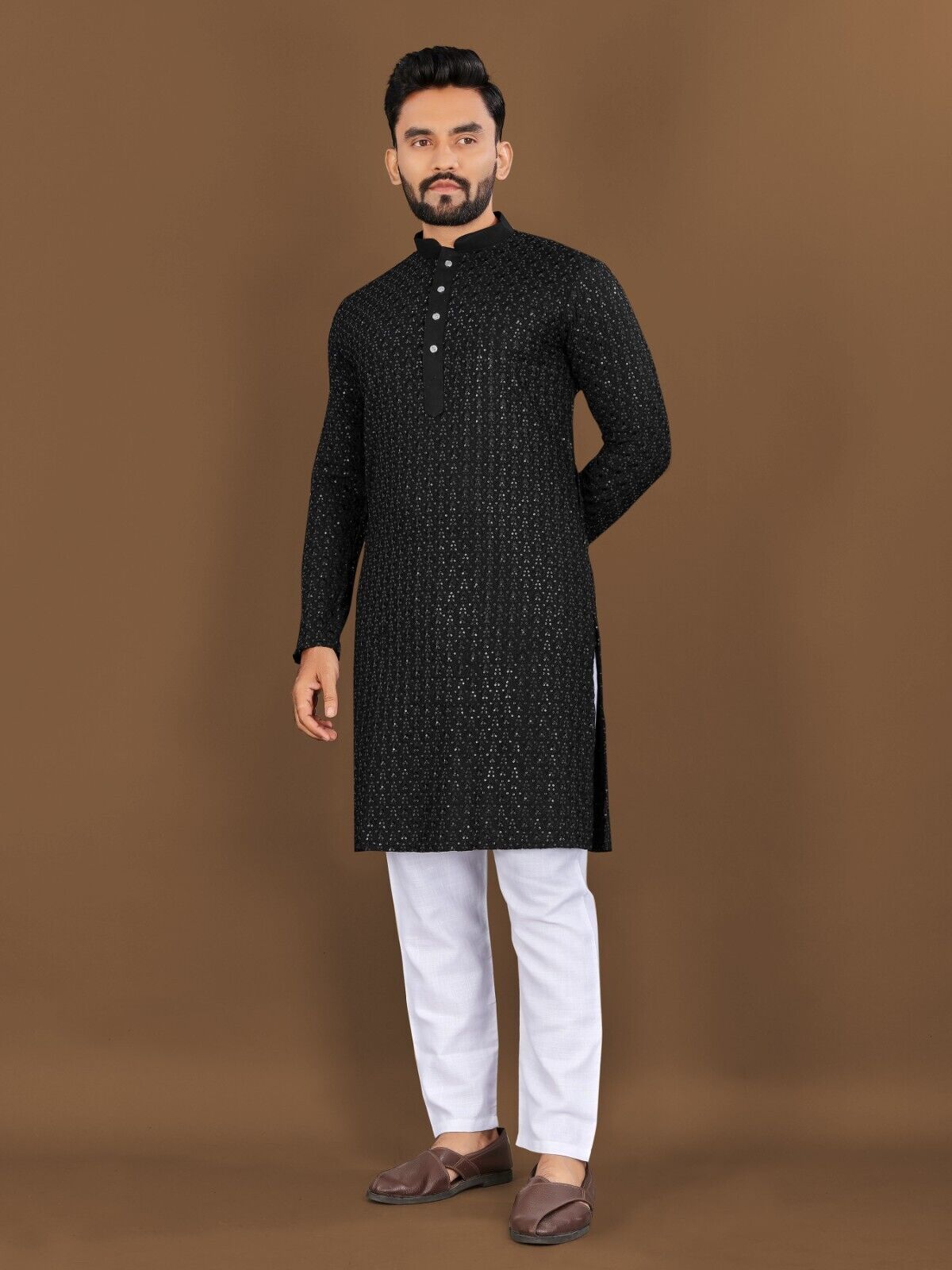 Indian Men's Designer Wedding Ethnic Wear Bollywood Eid Wear Kurta Payjama Dress