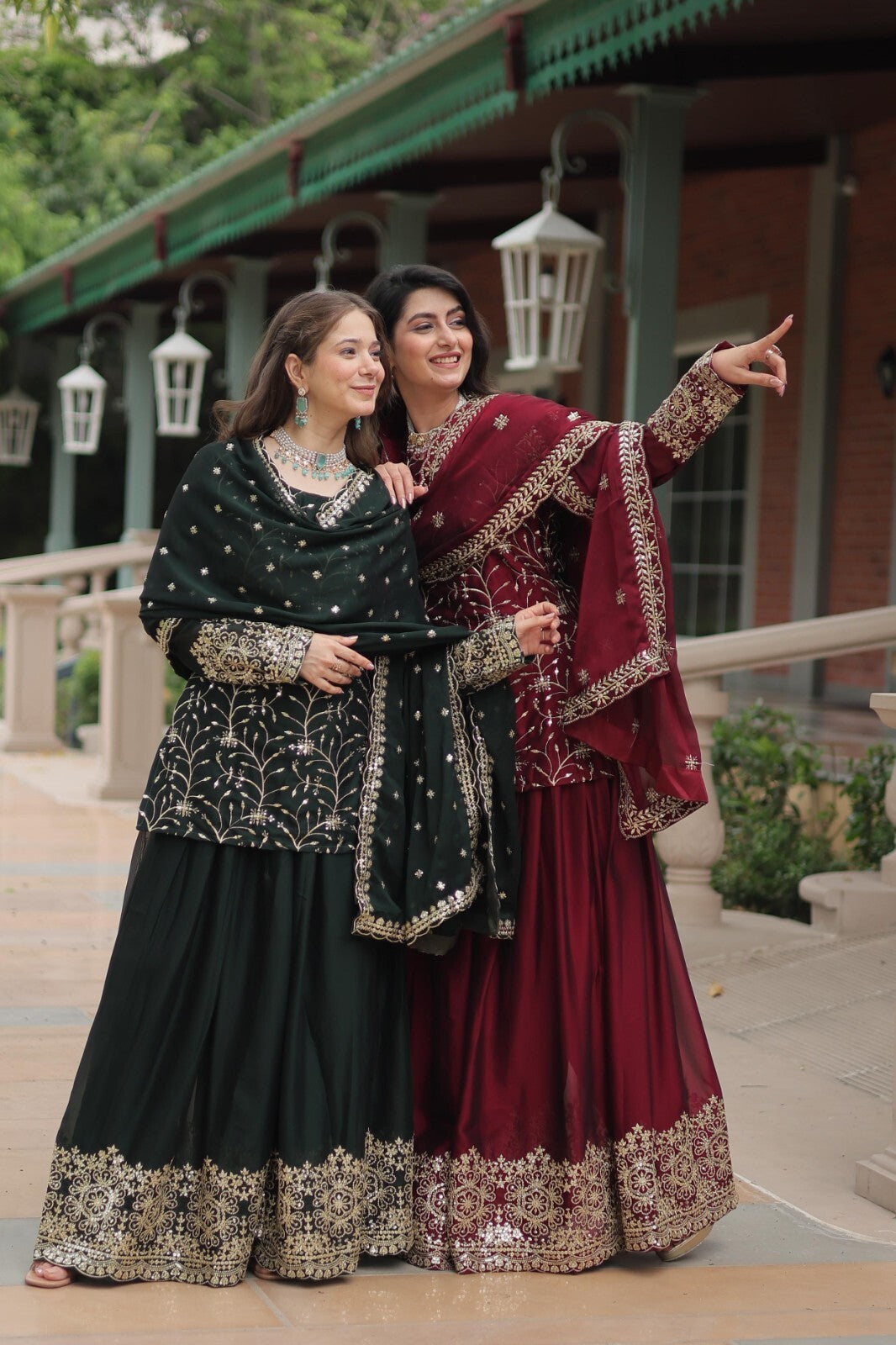 Salwar Kameez Pakistani Indian Wedding Party Dress Suit Sharara Plazzo Georgette