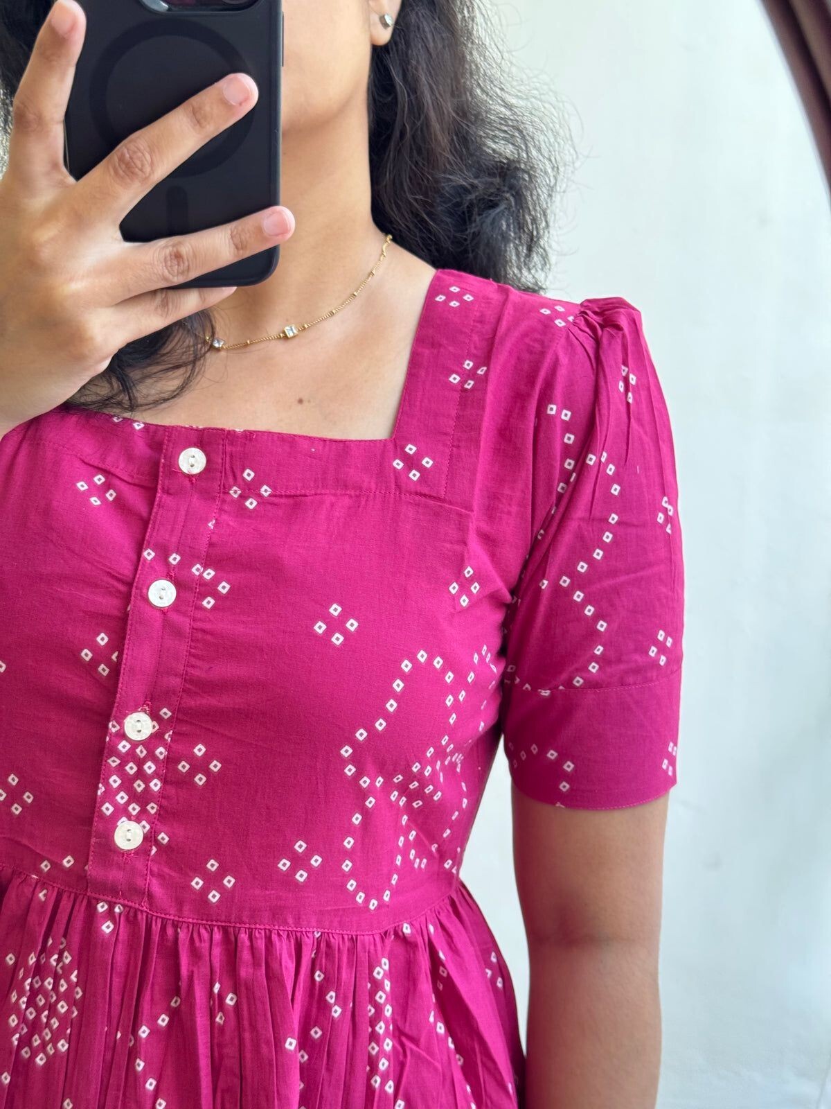 Cotton Readymade Indian women Anarkali Gown suit Ready to Wear Ikat women