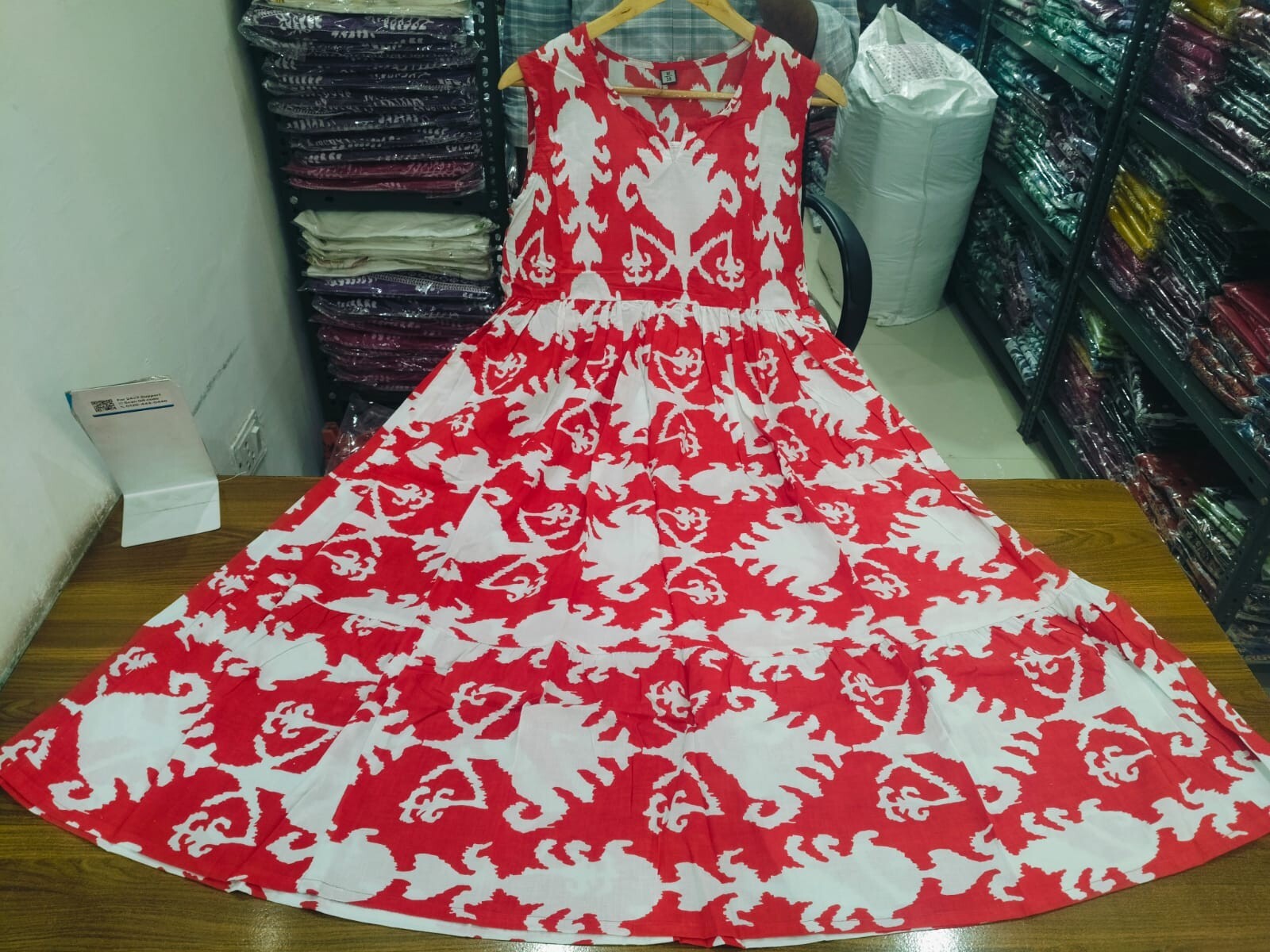 Women Embroidered Anarkali Cotton Soft Kurta Kurti Gown Maxi Comfortable Dress