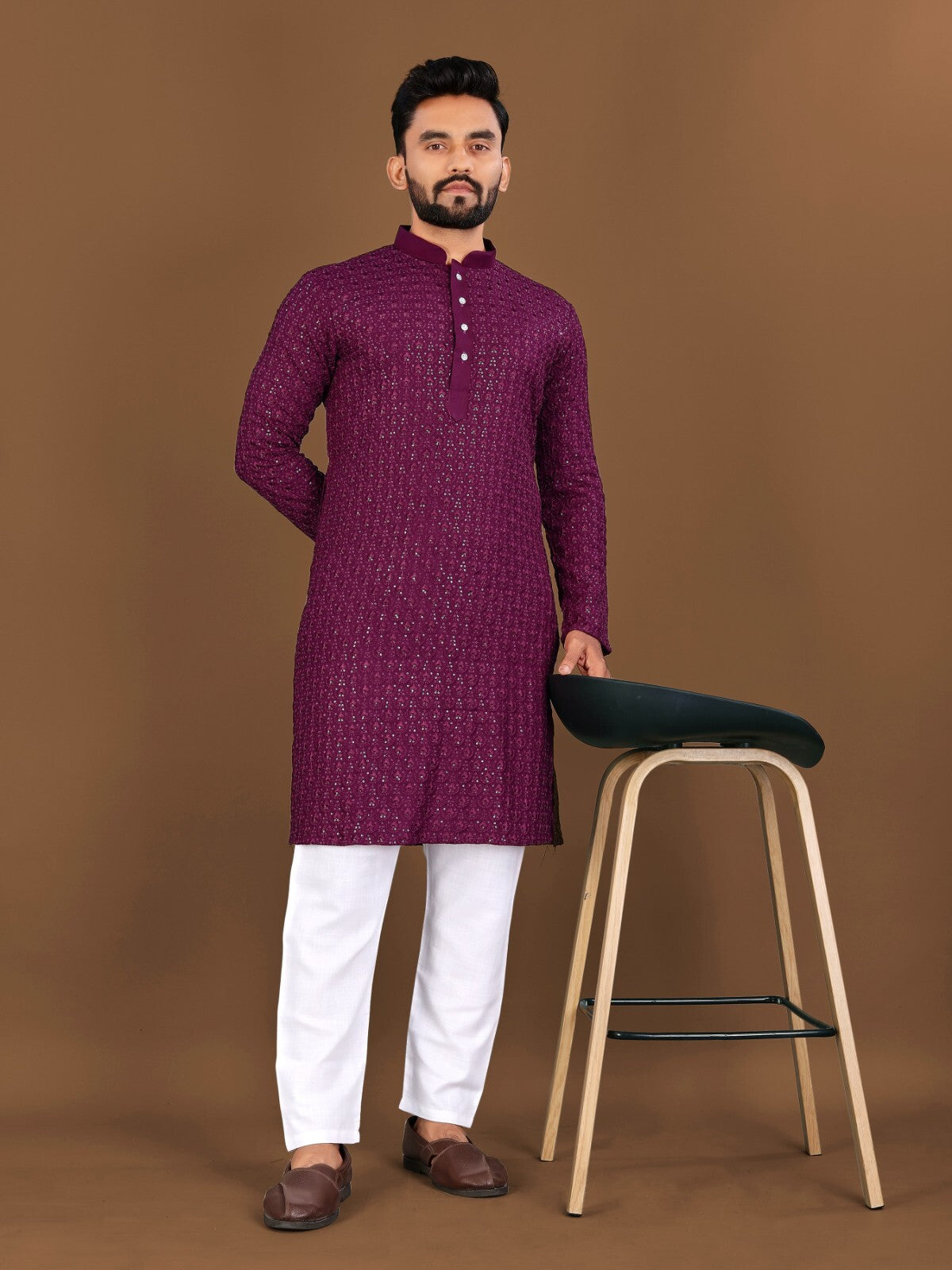Indian Men's Designer Wedding Ethnic Wear Bollywood Eid Wear Kurta Payjama Dress
