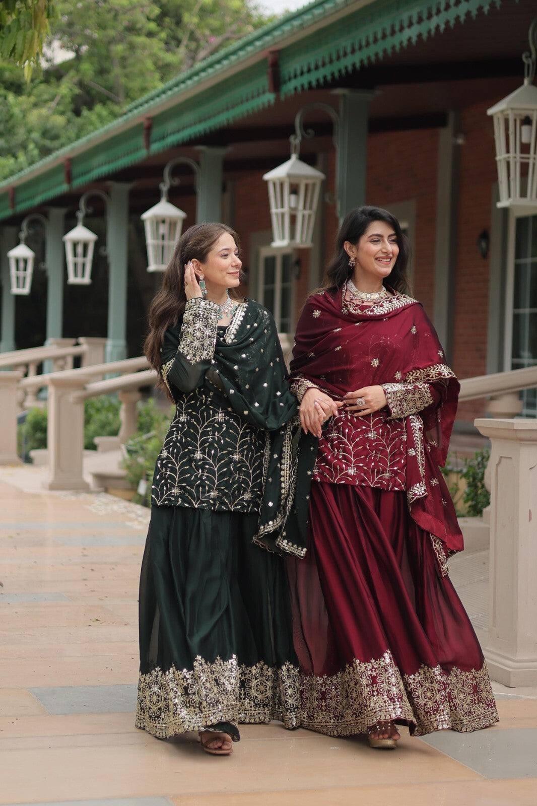 Salwar Kameez Pakistani Indian Wedding Party Dress Suit Sharara Plazzo Georgette