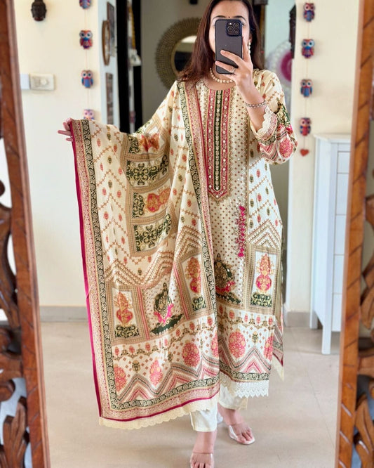 Indian Women Salwar kameez Straight Kurta Bollywood Top Tunic Printed Kurti
