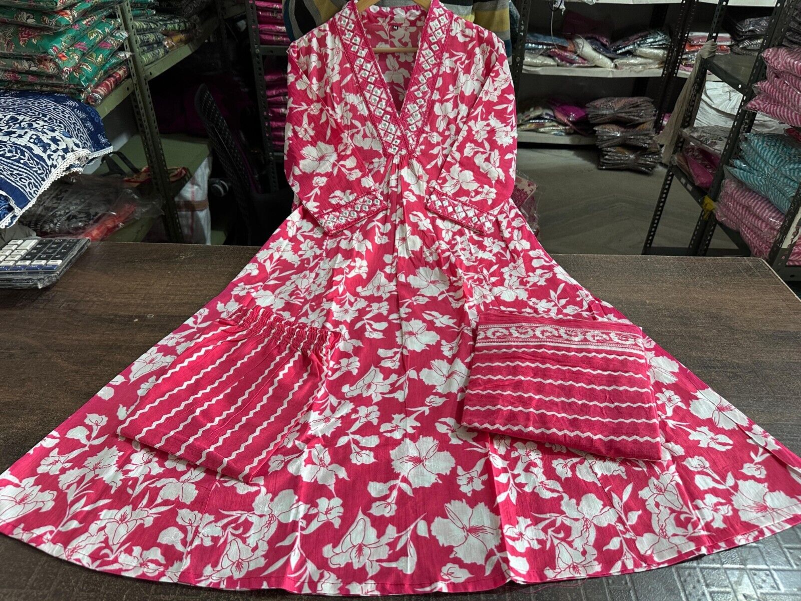 Cotton Printed Indian Pakistani Salwar Kameez – Designer A-line Dress Wear Suit