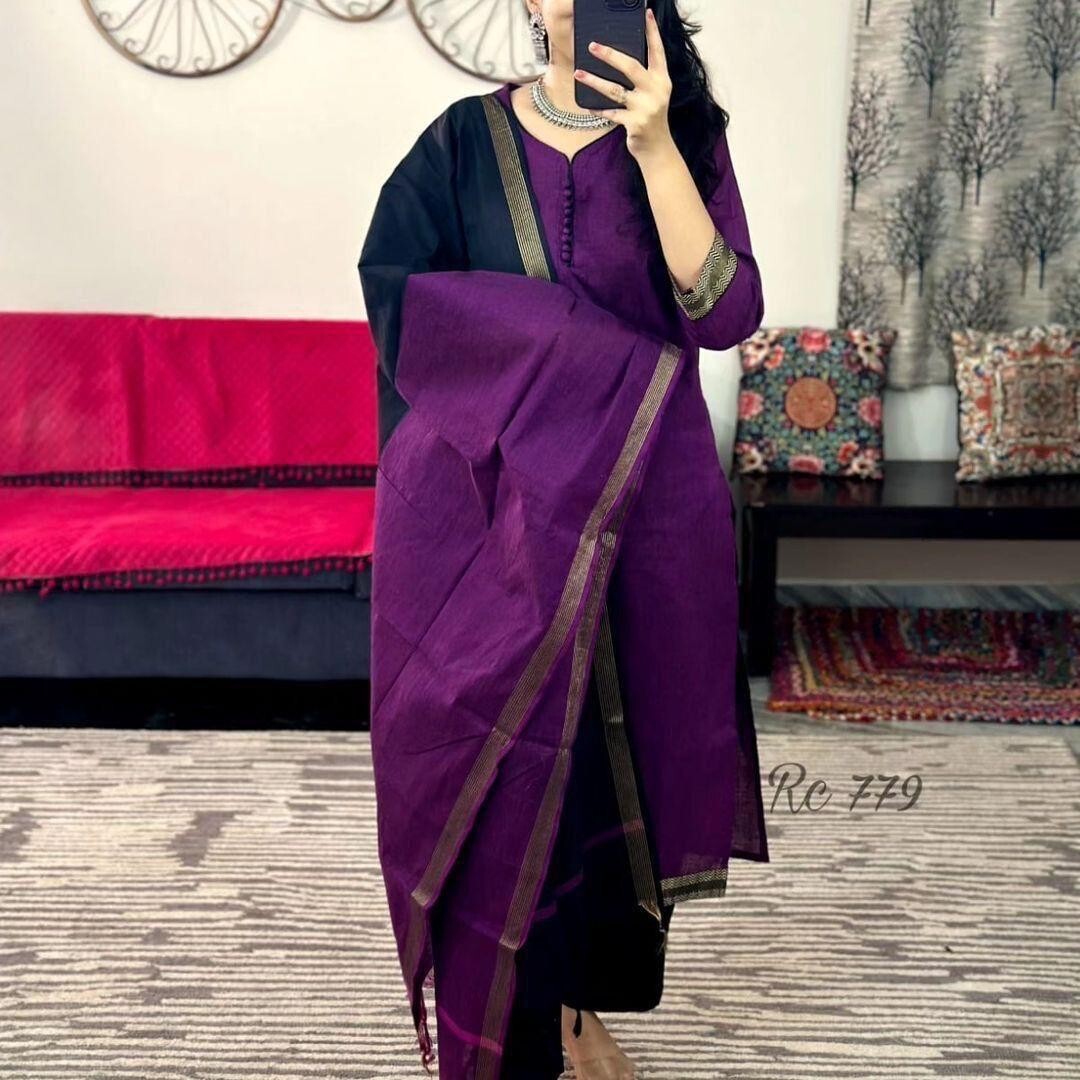 Cotton Gota Patti Salwar Kameez – Readymade Indian Wedding & Party Wear Suit