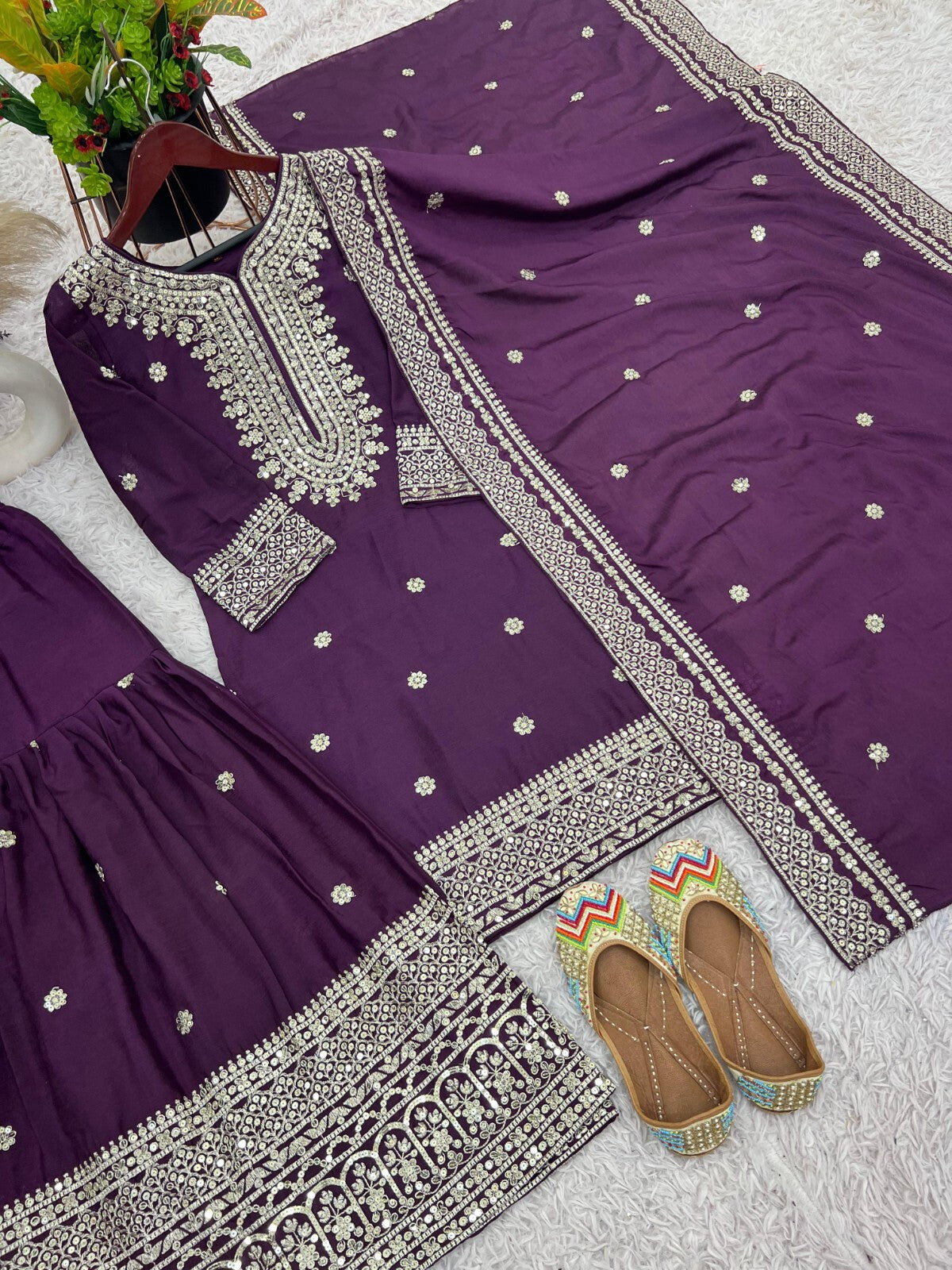 Bollywood Designer Indian ReadyMade Salwar Kameez Party Wear Suit with Sharara